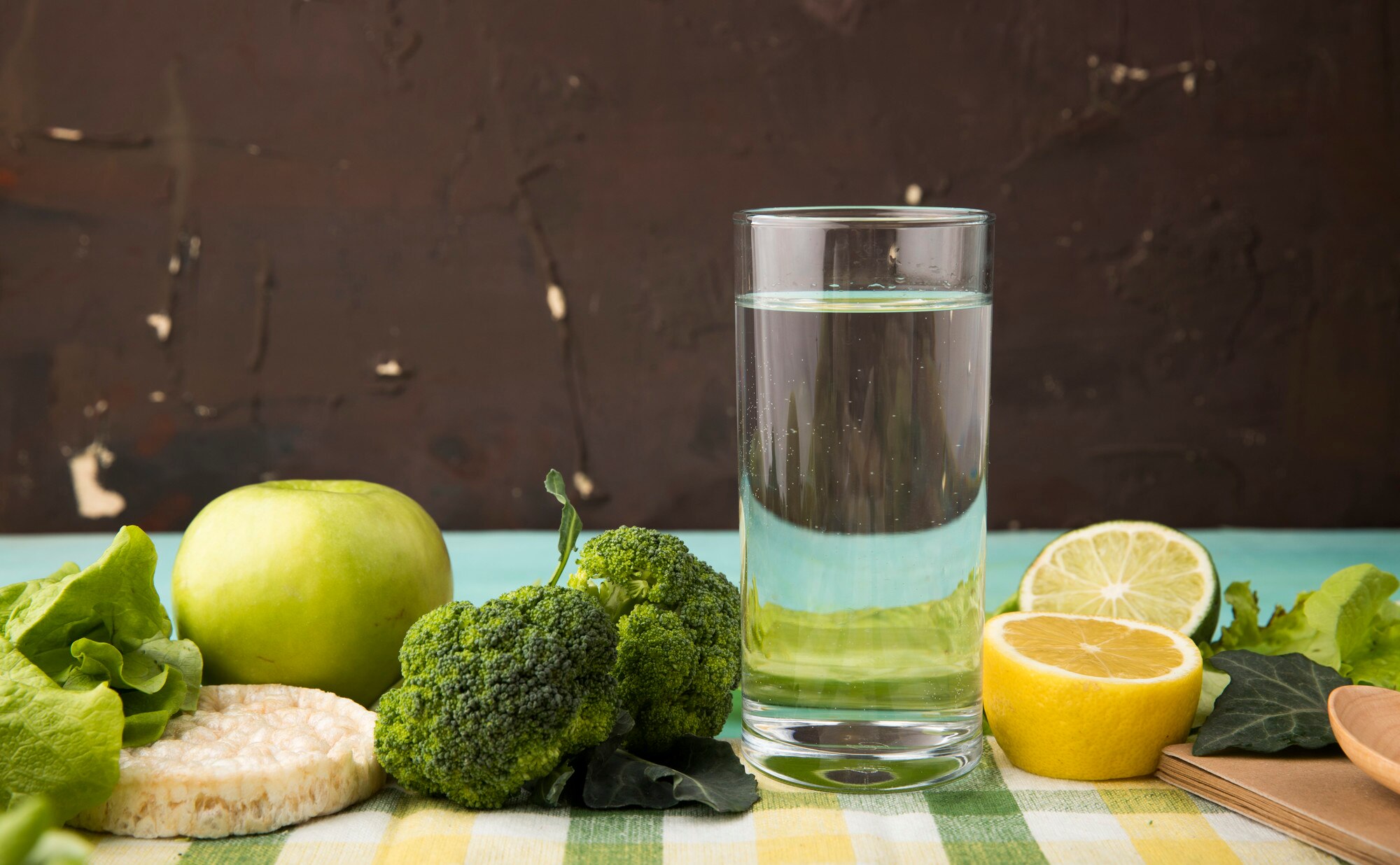 Vaso de agua fresca